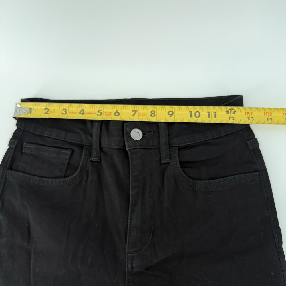Joe's Jeans The Icon Mid-Rise Skinny Fit Ankle Jeans Black 25 NWOT - Picture 7 of 10